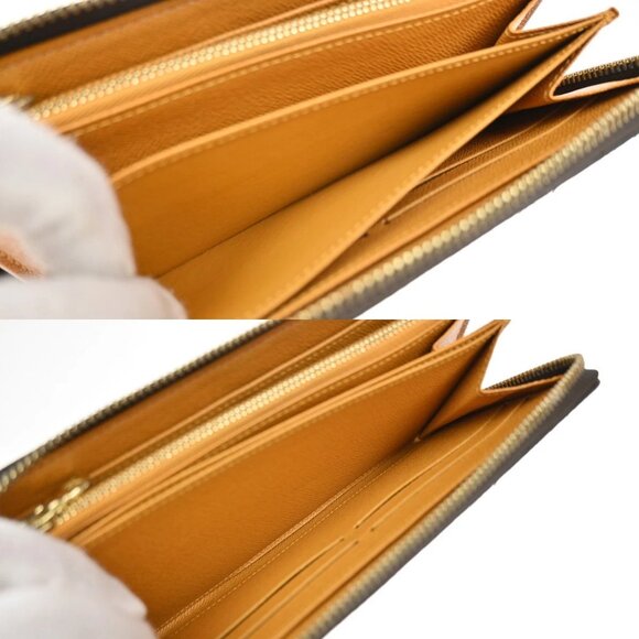 LOUIS VUITTON Zippy Wallet My LV Heritage Monogram Leather Brown 30YH568 - Picture 13 of 16